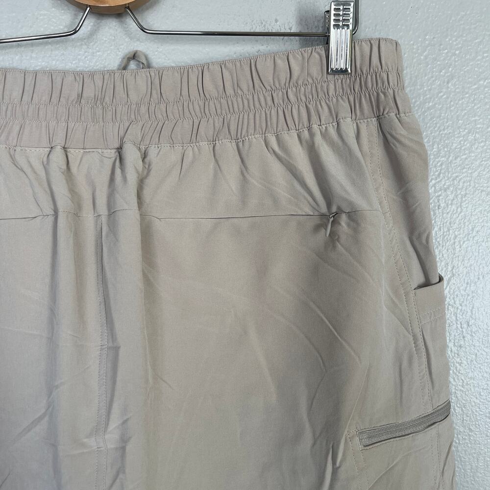Coolibar Skort Size L Khaki Tan Mendocino Travel UPF 50+ Sun Protection Pockets - Picture 7 of 14